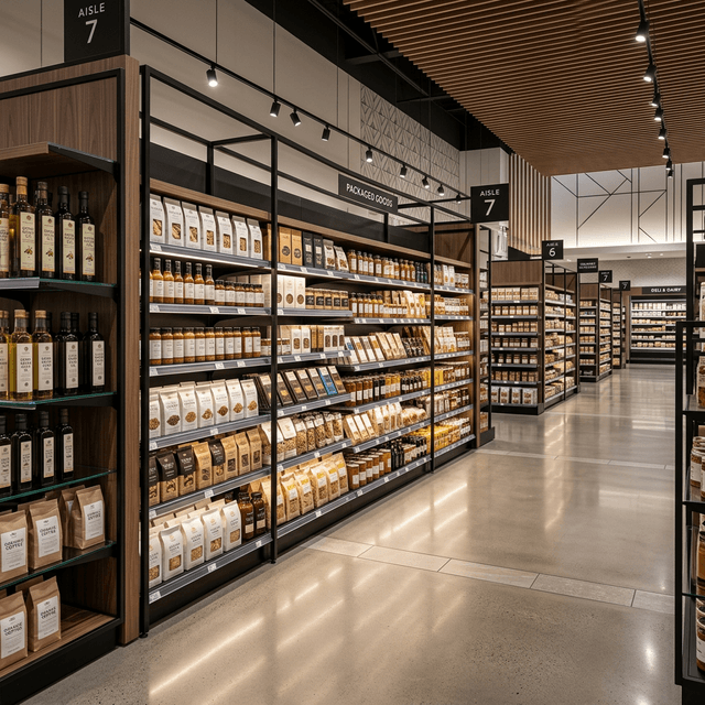 تشغيل شبكة بقالات التجزئة